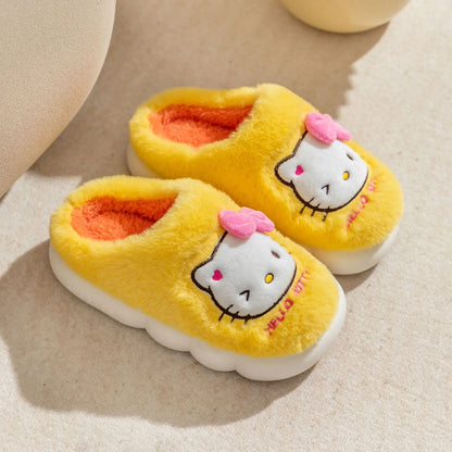 Hello Kitty Plush Slippers 