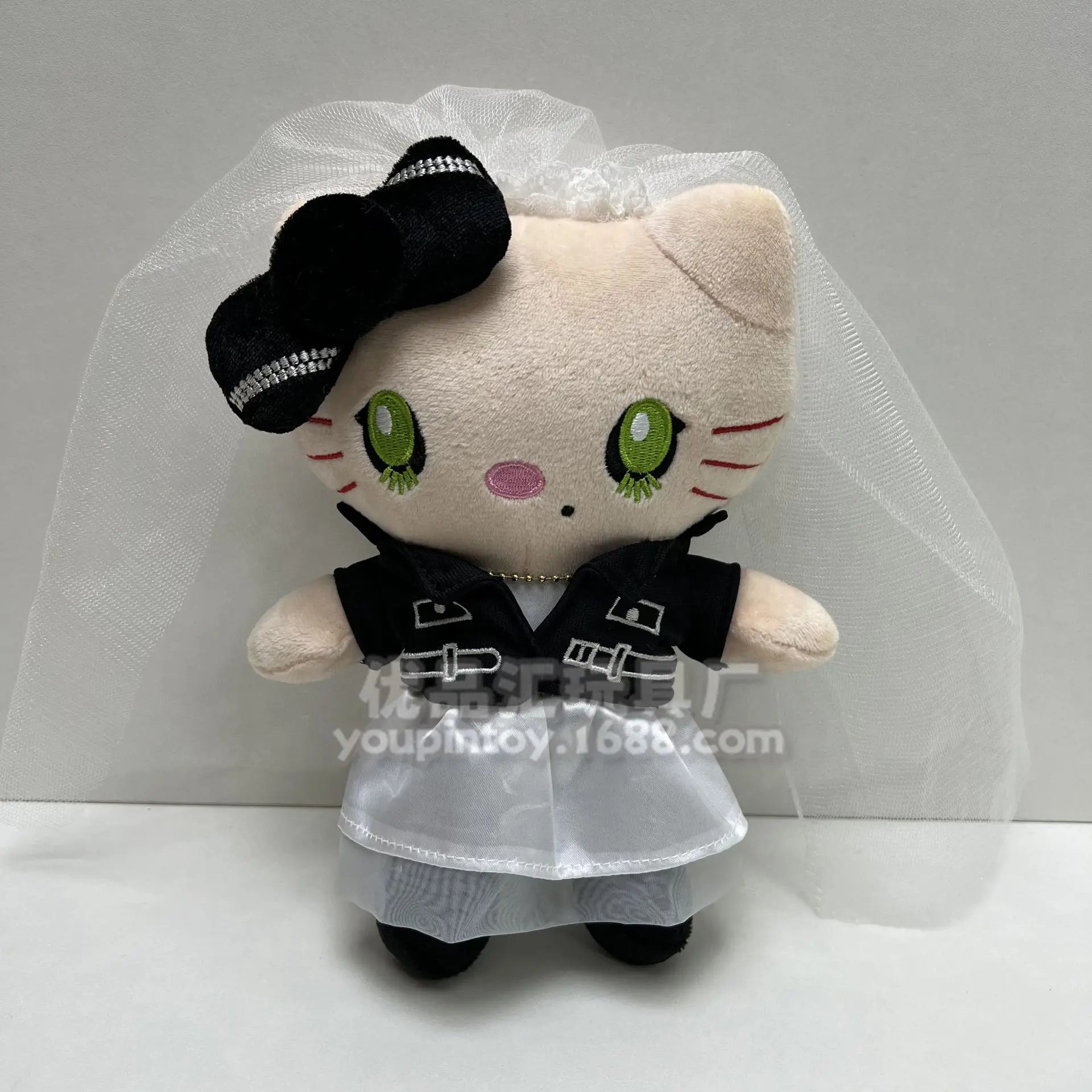 25CM Sanrio Kuromi Plush Doll Halloween Plush Stuffed Toy Ghost Baby Chucky Cute Kitty Halloween Party Decoration Props Gift