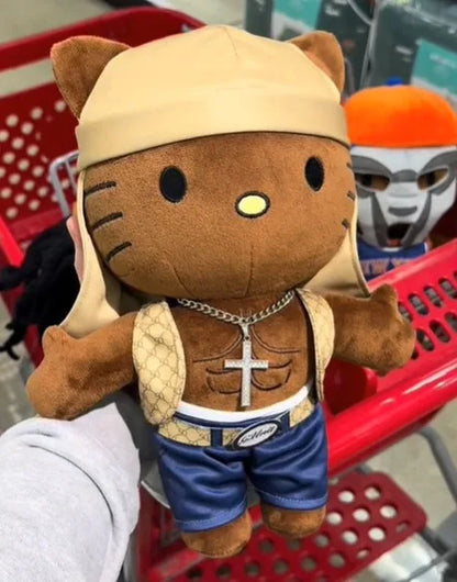 New Hello Selena Hello Kitty Tupac Travis Scott Bruno Anime Plush Toy Plushie Toys Stuffed Soft Plush Children Gifts Custom