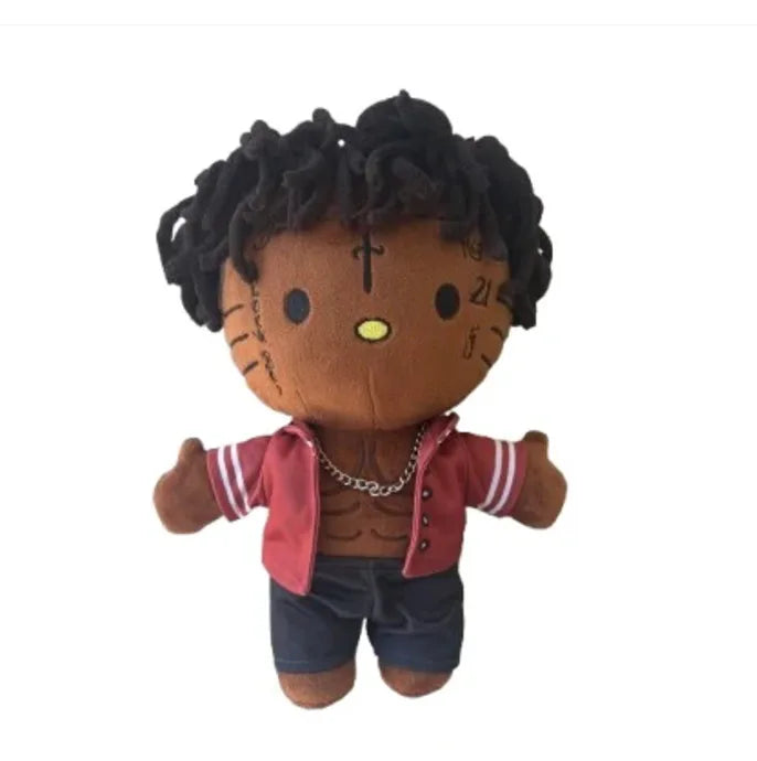 New Hello Selena Hello Kitty Tupac Travis Scott Bruno Anime Plush Toy Plushie Toys Stuffed Soft Plush Children Gifts Custom