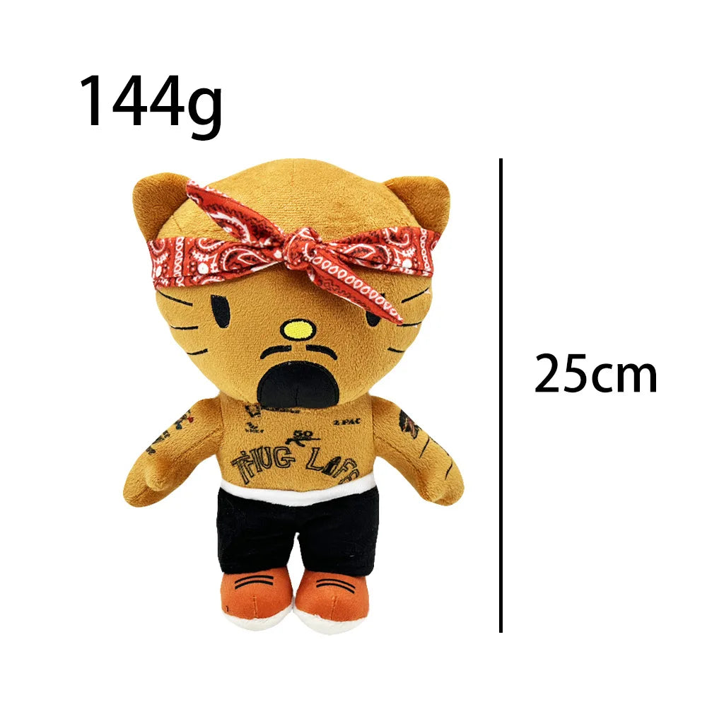 New Hello Selena Hello Kitty Tupac Travis Scott Bruno Anime Plush Toy Plushie Toys Stuffed Soft Plush Children Gifts Custom