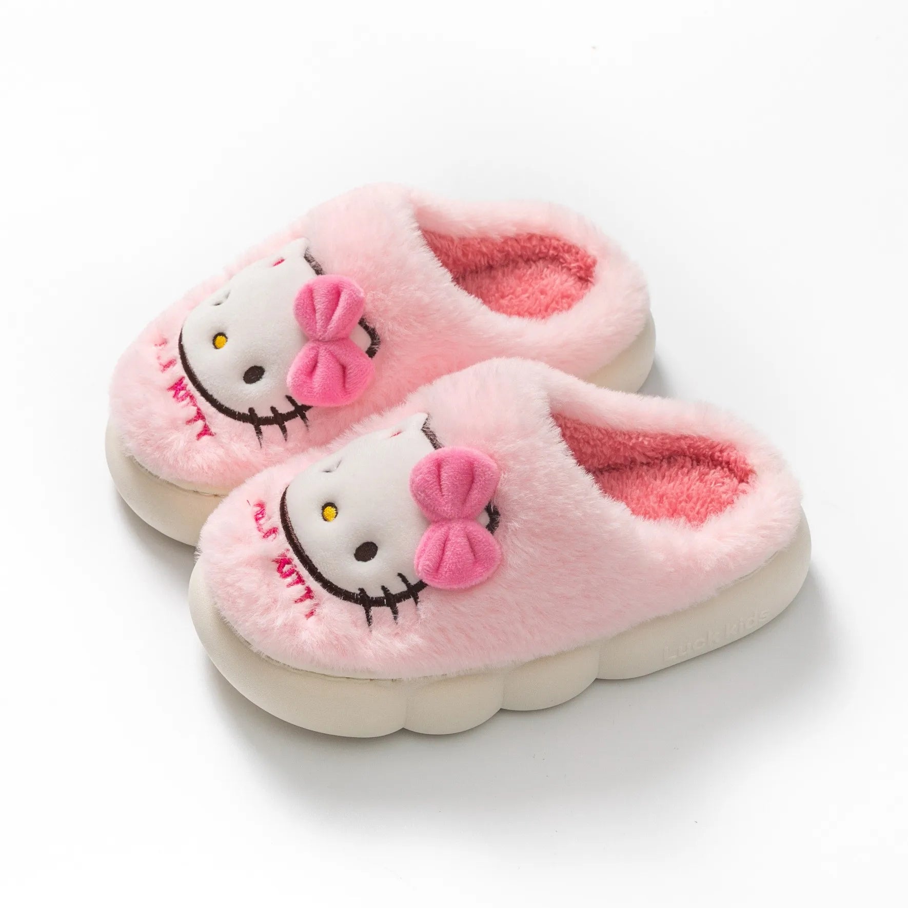 Kawaii Hello Kitty Plush Slippers (More Stock)